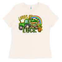 Bone Loads of luck tractor Ladies Tee - CowGirlArtShop