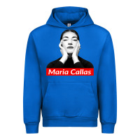 Cobalt Maria Callas Urban Hoodie - linhVisuals