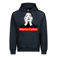 Navy Maria Callas Urban Hoodie - linhVisuals