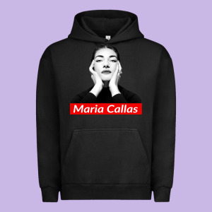 Maria Callas Urban Hoodie Designed By Linhvisuals