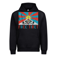 Black free tibet Urban Hoodie - linhVisuals