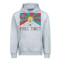 Heather Grey free tibet Urban Hoodie - linhVisuals