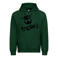 Forest Green triple j Urban Hoodie - linhVisuals