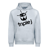 Heather Grey triple j Urban Hoodie - linhVisuals