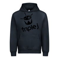 Navy triple j Urban Hoodie - linhVisuals