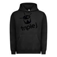 Pigment Black triple j Urban Hoodie - linhVisuals