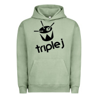 Pigment Oil Green triple j Urban Hoodie - linhVisuals
