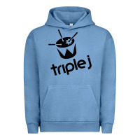 Pigment Pebble Blue triple j Urban Hoodie - linhVisuals