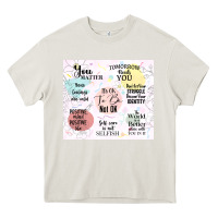 Cream it's ok to be not ok Heavy Core Tee - TumblerDesignByShophia