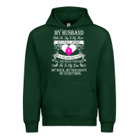 Forest Green my husband holds the key to my heart Urban Hoodie - linhVisuals