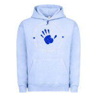 Pigment Grape Ice see something say something child abuse awareness ribbon Urban Hoodie - linhVisuals