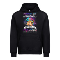 Black november girl make no mistake my personality funny Urban Hoodie - linhVisuals