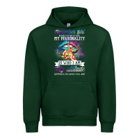 Forest Green november girl make no mistake my personality funny Urban Hoodie - linhVisuals