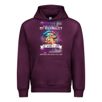 Mauve Wine november girl make no mistake my personality funny Urban Hoodie - linhVisuals