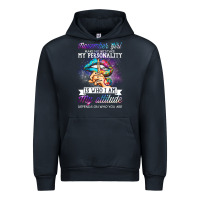 Navy november girl make no mistake my personality funny Urban Hoodie - linhVisuals