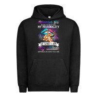 Pigment Black november girl make no mistake my personality funny Urban Hoodie - linhVisuals