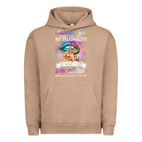 Pigment Burro november girl make no mistake my personality funny Urban Hoodie - linhVisuals