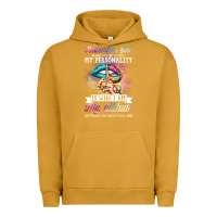 Pigment Peanut Butter november girl make no mistake my personality funny Urban Hoodie - linhVisuals