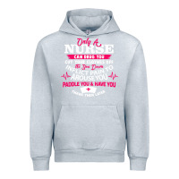 Heather Grey only a nurse can drug you nurse Urban Hoodie - linhVisuals