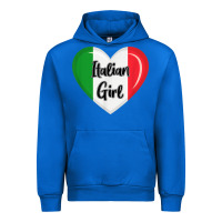 Cobalt italy flag for women italian girl Urban Hoodie - linhVisuals