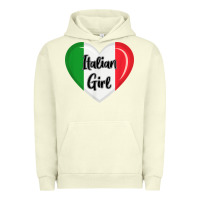 Pigment Pistachio italy flag for women italian girl Urban Hoodie - linhVisuals