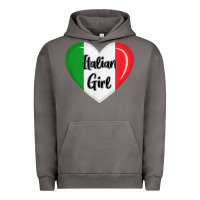 Pigment Tornado italy flag for women italian girl Urban Hoodie - linhVisuals