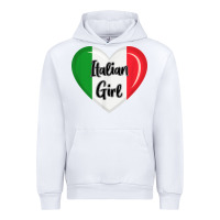 White italy flag for women italian girl Urban Hoodie - linhVisuals