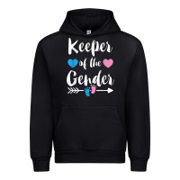 Black keeper of the gender reveal tee shirt girl or boy blue pink Urban Hoodie - linhVisuals