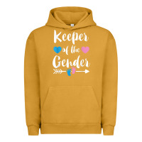 Pigment Peanut Butter keeper of the gender reveal tee shirt girl or boy blue pink Urban Hoodie - linhVisuals