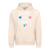 Sandshell keeper of the gender reveal tee shirt girl or boy blue pink Urban Hoodie - linhVisuals