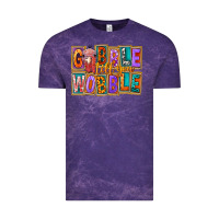 Cloud Purple Gobble Till You Wobble Vintage Tee - FaDigitalArtStudio