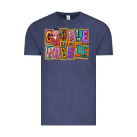 Vintage Denim Gobble Till You Wobble Vintage Tee - FaDigitalArtStudio