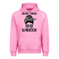 Fuchsia Pink brain cancer tumor awareness go gray in may t shirt Urban Hoodie - linhVisuals