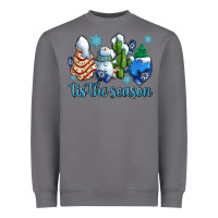Storm tis the season christmas tree  cake winter and snowman Heavyweight Sweatshirt - AdoDesignShop