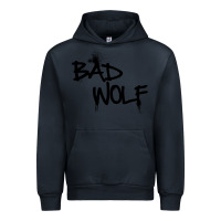 Navy bad wolf racerback Urban Hoodie - linhVisuals
