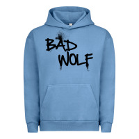 Pigment Pebble Blue bad wolf racerback Urban Hoodie - linhVisuals