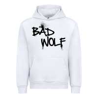 White bad wolf racerback Urban Hoodie - linhVisuals