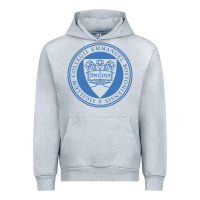 Heather Grey Emmanuel College Urban Hoodie - linhVisuals
