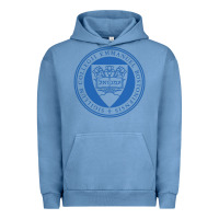 Pigment Pebble Blue Emmanuel College Urban Hoodie - linhVisuals