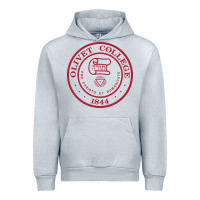 Heather Grey olivet college vectorized Urban Hoodie - linhVisuals
