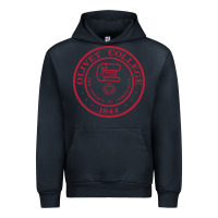 Navy olivet college vectorized Urban Hoodie - linhVisuals