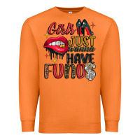 Carrot girls just wanna have funds Premium Sweatshirt - JahusDesignShop