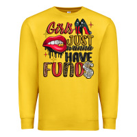 Lemon girls just wanna have funds Premium Sweatshirt - JahusDesignShop