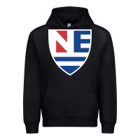 New England College Shield Vectorized Urban Hoodie | Teevron
