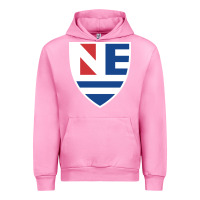 Fuchsia Pink new england college shield vectorized Urban Hoodie - linhVisuals