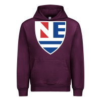 Mauve Wine new england college shield vectorized Urban Hoodie - linhVisuals