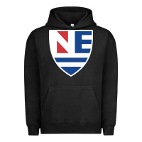 Pigment Black new england college shield vectorized Urban Hoodie - linhVisuals