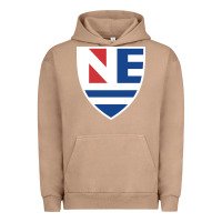 Pigment Burro new england college shield vectorized Urban Hoodie - linhVisuals