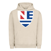 Pigment French Oak new england college shield vectorized Urban Hoodie - linhVisuals