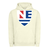 Pigment Pistachio new england college shield vectorized Urban Hoodie - linhVisuals